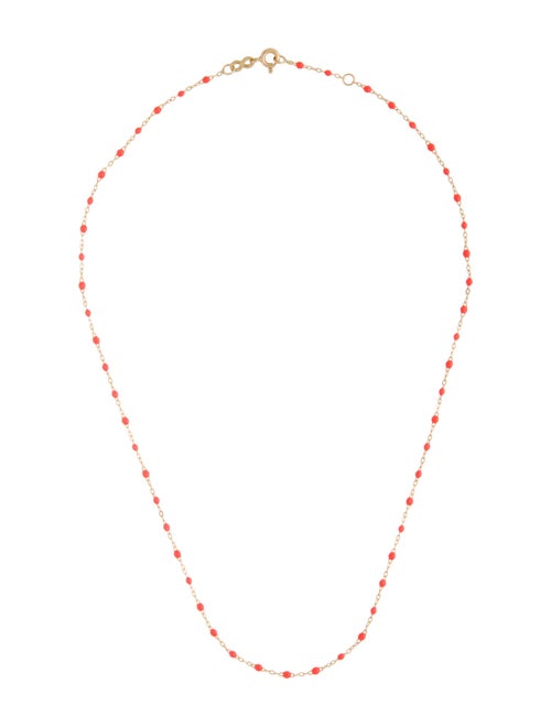 Gigi Clozeau 18K Enamel Classic Gigi Necklace
