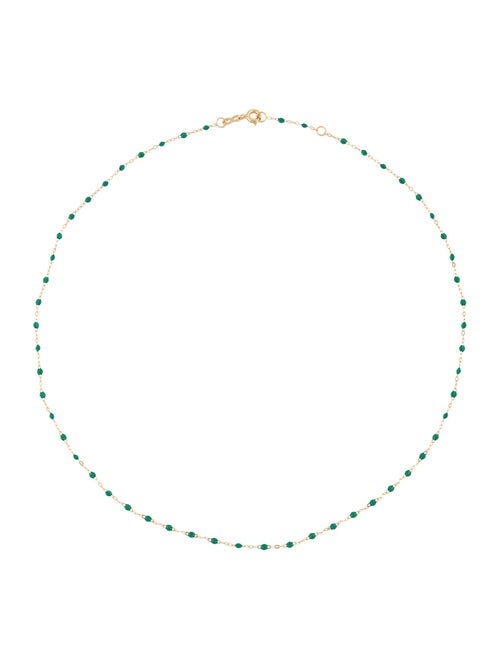 Gigi Clozeau 18K Enamel Classic Gigi Necklace