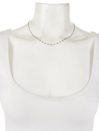 Gigi Clozeau 18K Enamel Classic Gigi Necklace