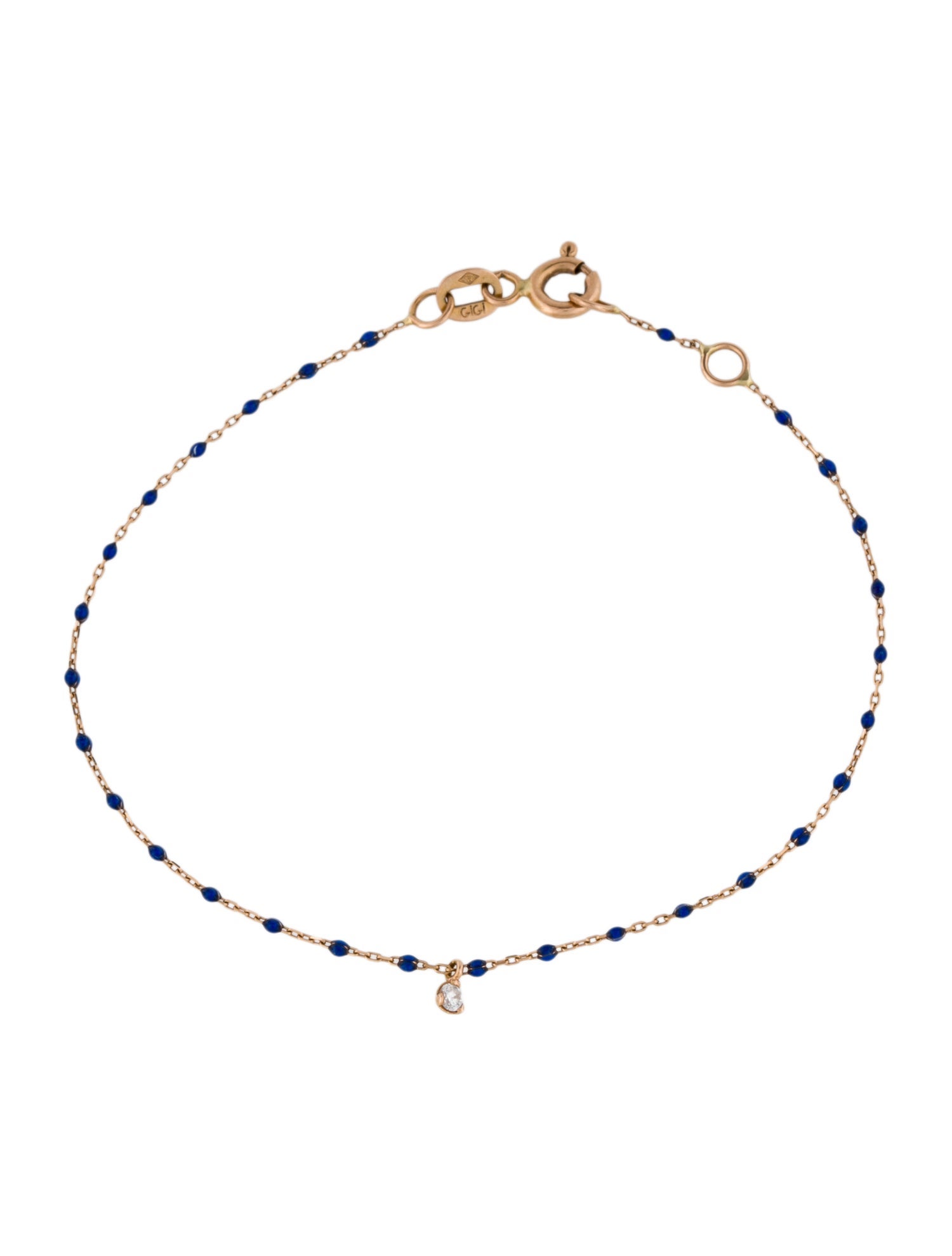 Gigi Clozeau 18K Diamond & Resin Station Bracelet