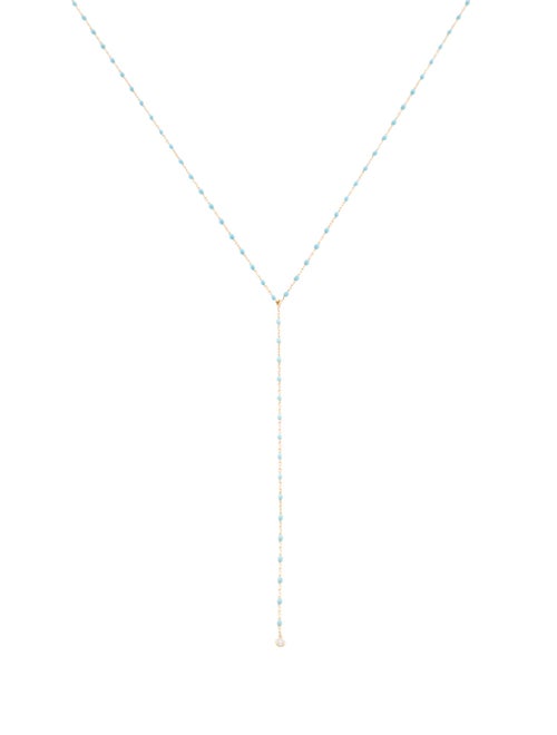 Gigi Clozeau 18K Diamond Mini Gigi Y Party Necklace