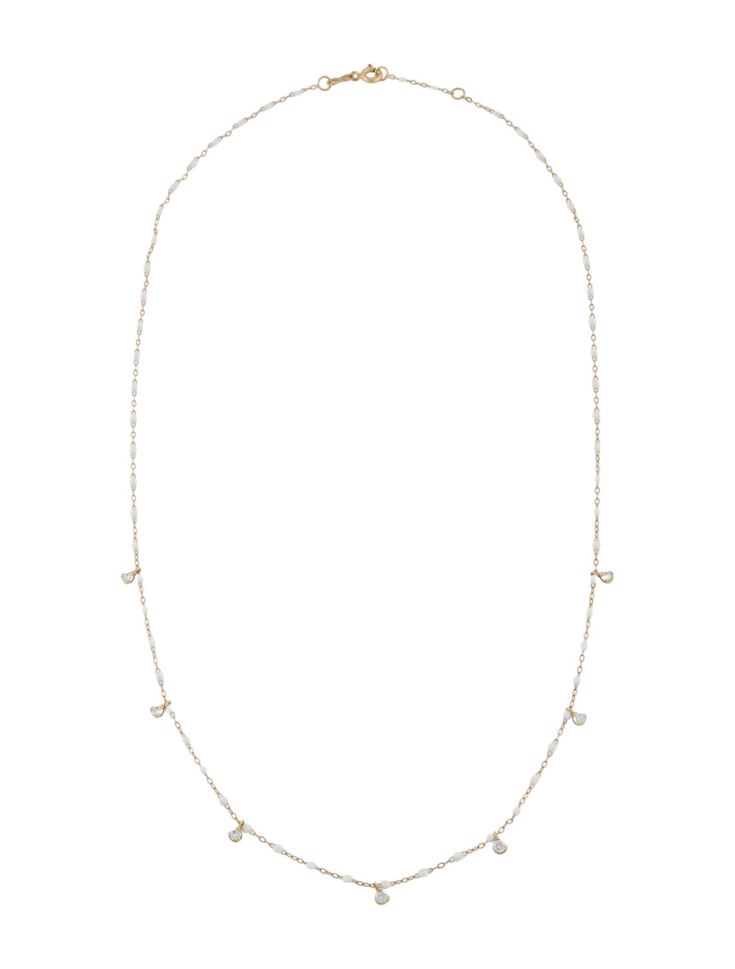 Gigi Clozeau 18K Enamel & Diamond Supreme Classic Necklace