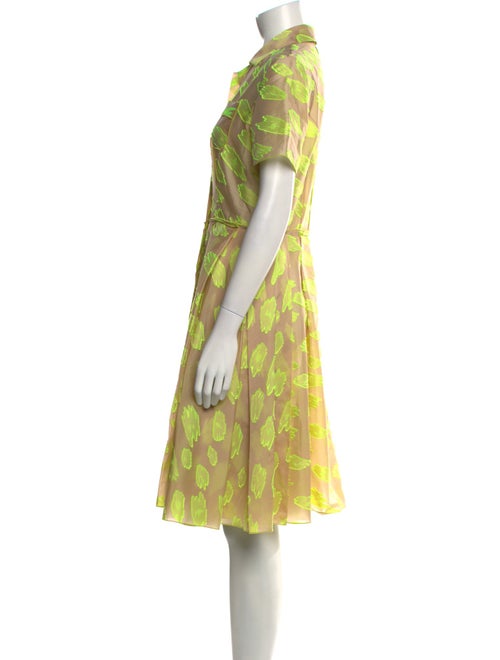 Giles Floral Print Midi Length Dress