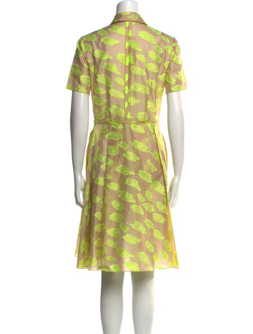 Giles Floral Print Midi Length Dress