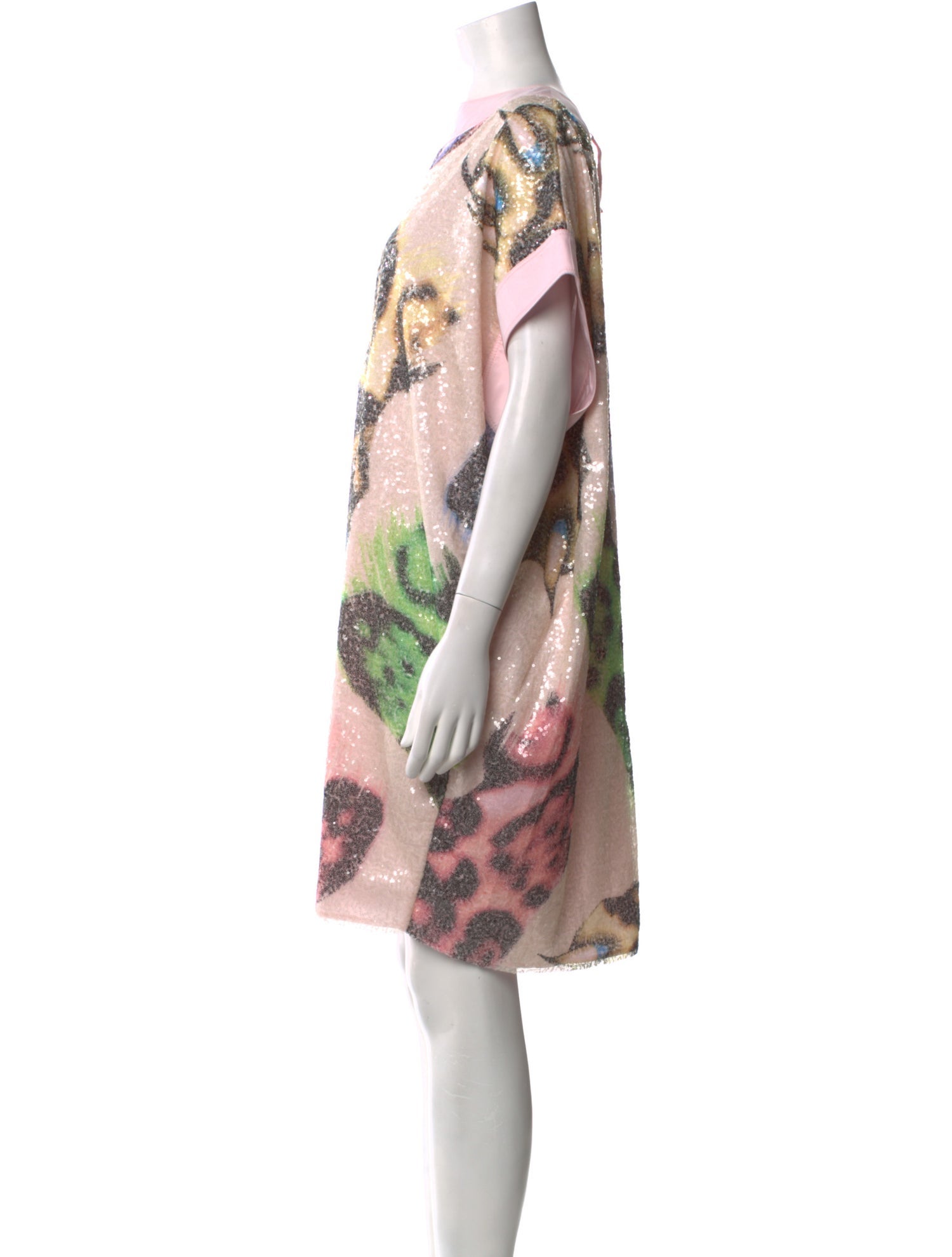 Giles Printed Knee-Length Dress