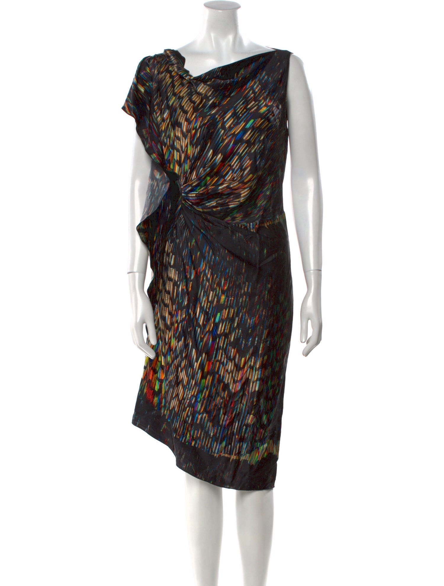 Giles Silk Midi Length Dress