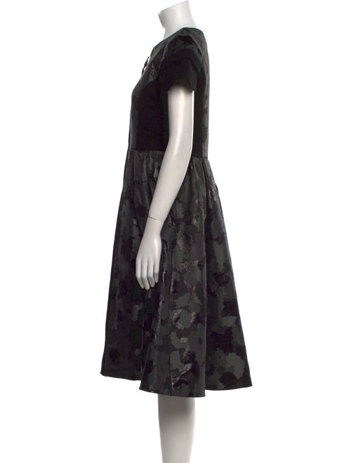 Giles Floral Print Midi Length Dress