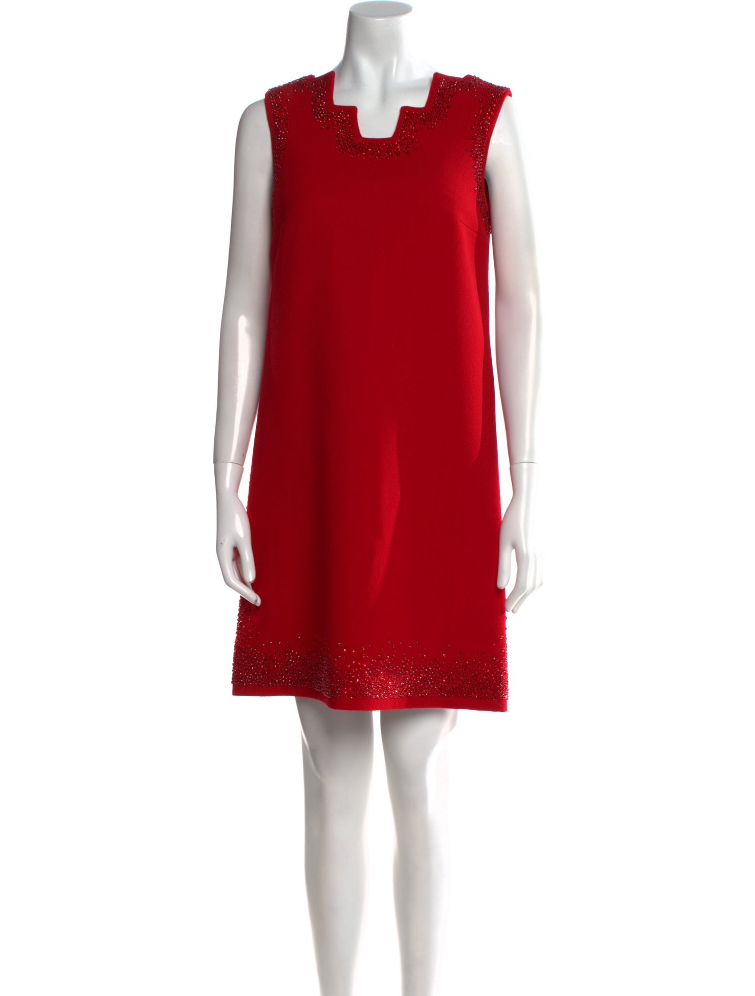 Giles Square Neckline Mini Dress