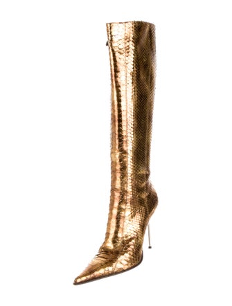 Gianmarco Lorenzi Python Boots