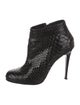 Gianmarco Lorenzi Snakeskin Animal Print Boots