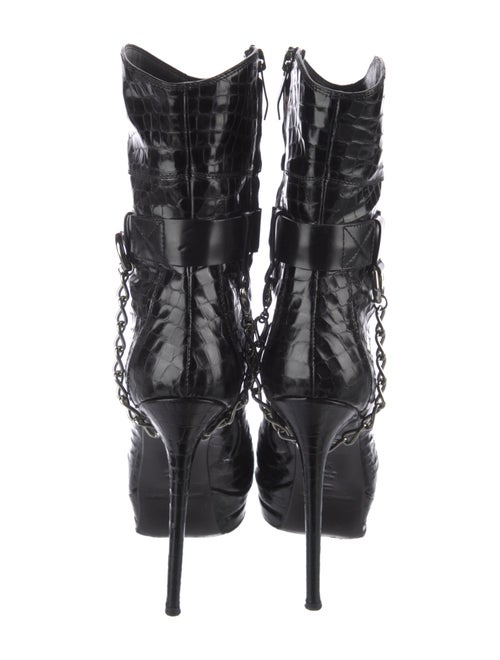 Gianmarco Lorenzi Patent Leather Boots