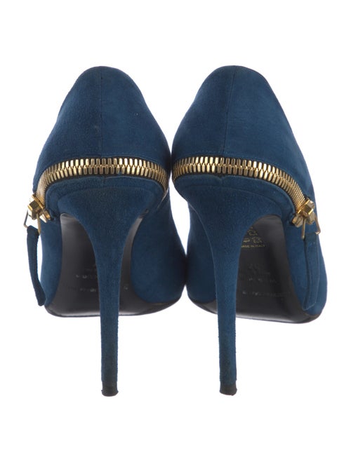 Gianmarco Lorenzi Suede Slingback Pumps