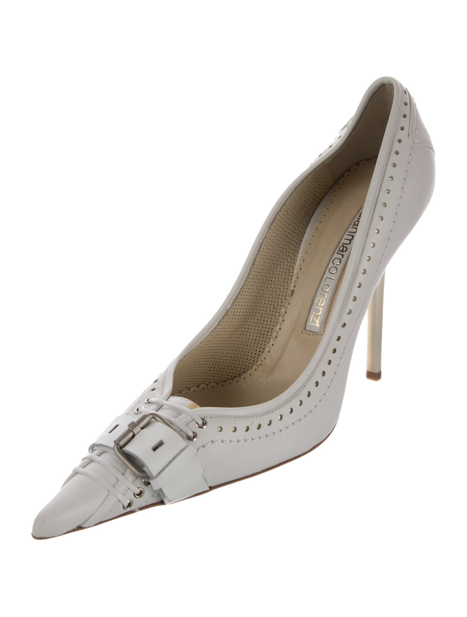 Gianmarco Lorenzi Leather Pumps