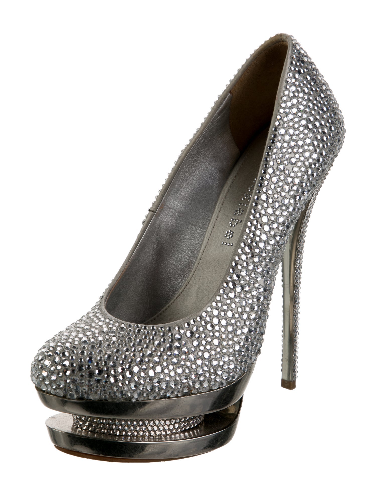 Gianmarco Lorenzi Crystal Crystal Embellishments Pumps