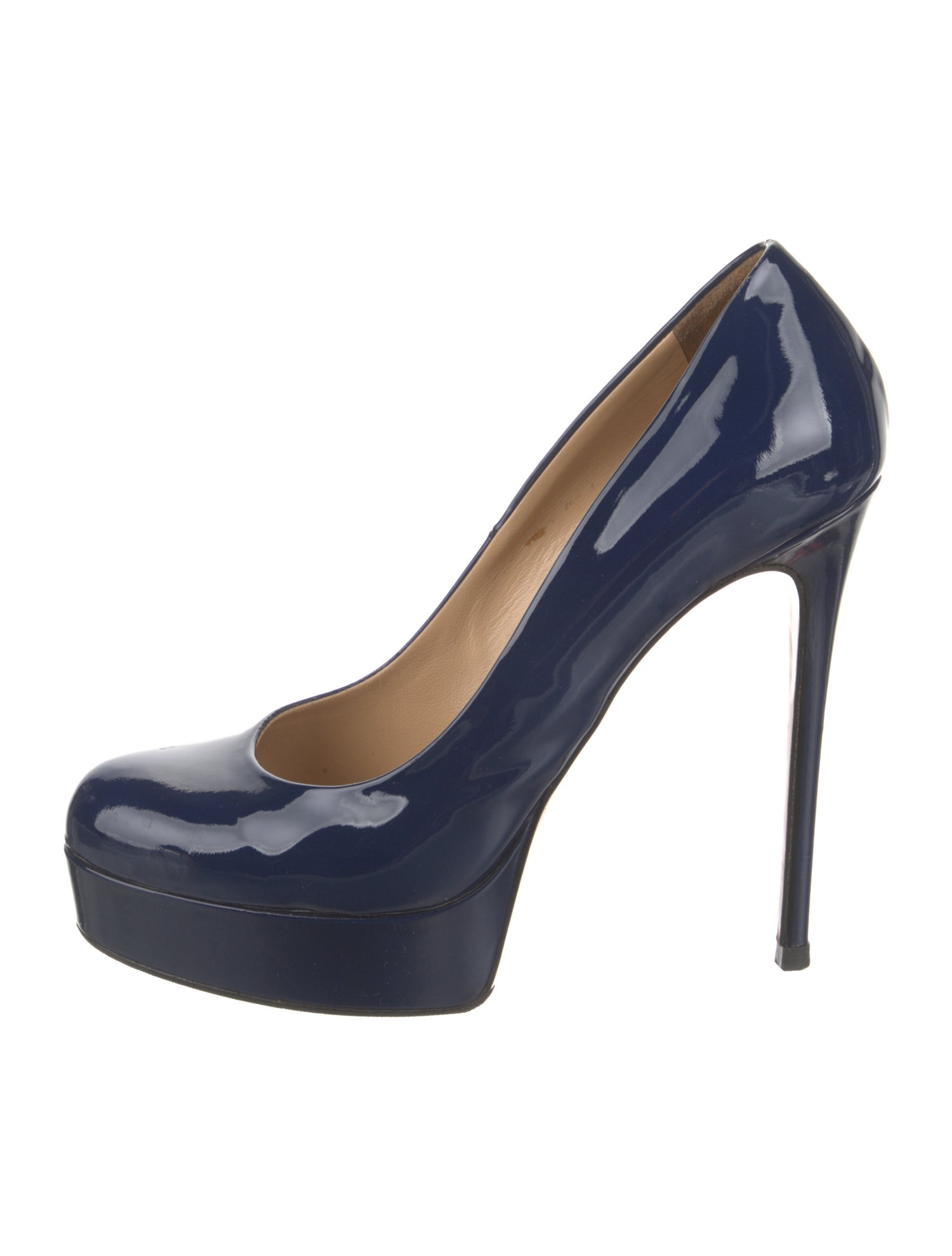 Gianmarco Lorenzi Patent Leather Pumps