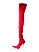 Gianmarco Lorenzi Satin Sock Boots