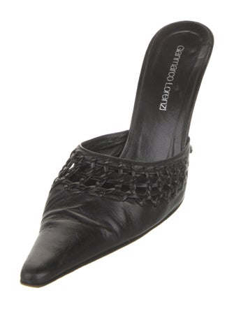 Gianmarco Lorenzi Leather Mules