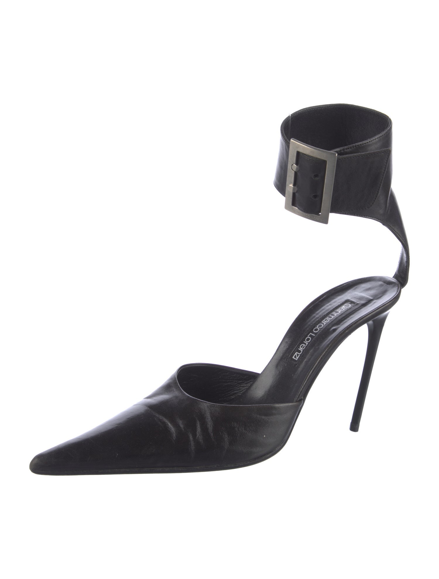 Gianmarco Lorenzi Leather D'Orsay Pumps