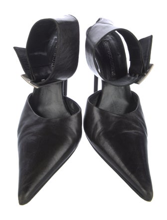 Gianmarco Lorenzi Leather D'Orsay Pumps