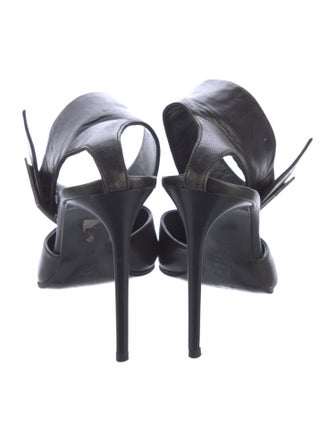 Gianmarco Lorenzi Leather D'Orsay Pumps