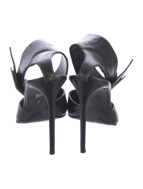 Gianmarco Lorenzi Leather D'Orsay Pumps