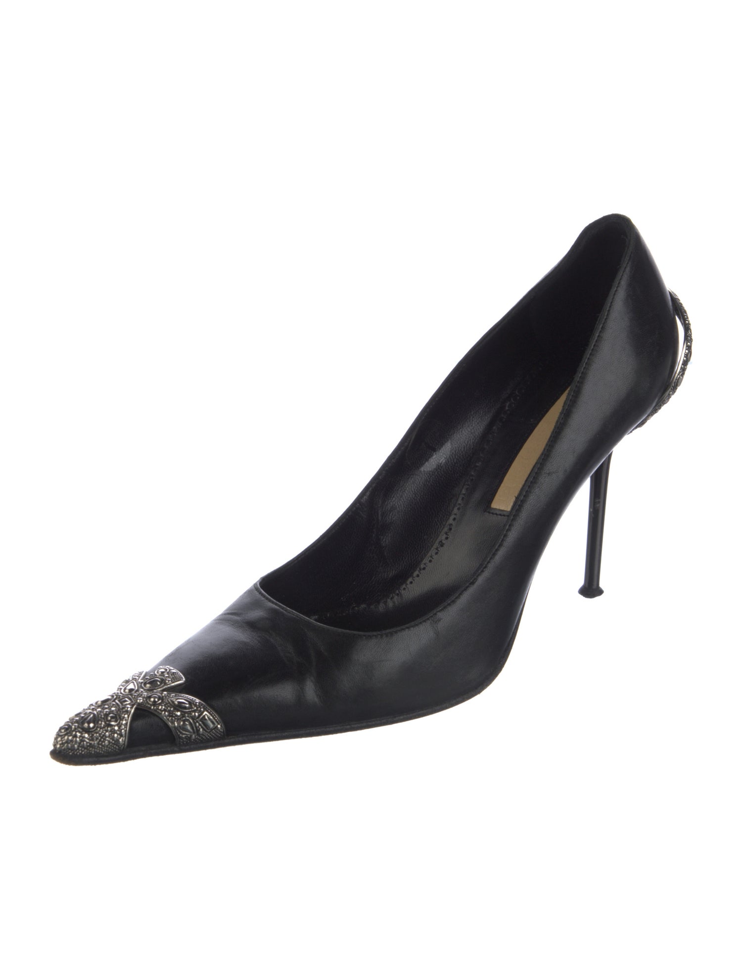 Gianmarco Lorenzi Leather Pumps