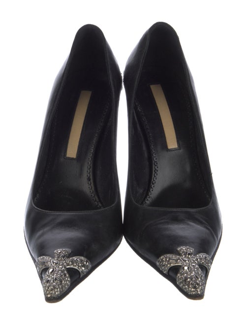 Gianmarco Lorenzi Leather Pumps