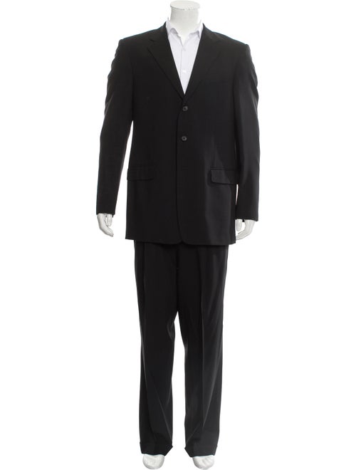 Gianfranco Ferre Virgin Wool Two-Piece Suit black