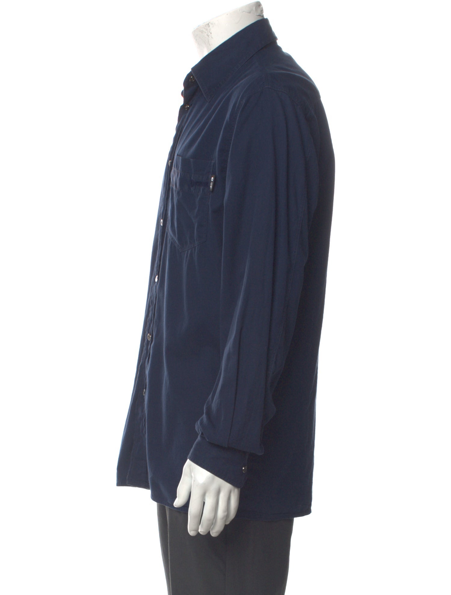 Gianfranco Ferre Long Sleeve Button-Up Top