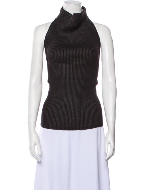 Gianfranco Ferre Jeans Turtleneck Sleeveless Top
