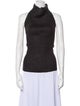 Gianfranco Ferre Jeans Turtleneck Sleeveless Top