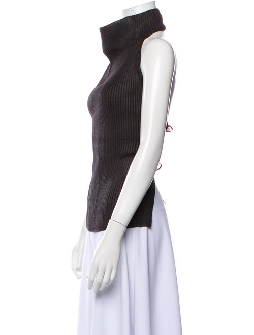 Gianfranco Ferre Jeans Turtleneck Sleeveless Top