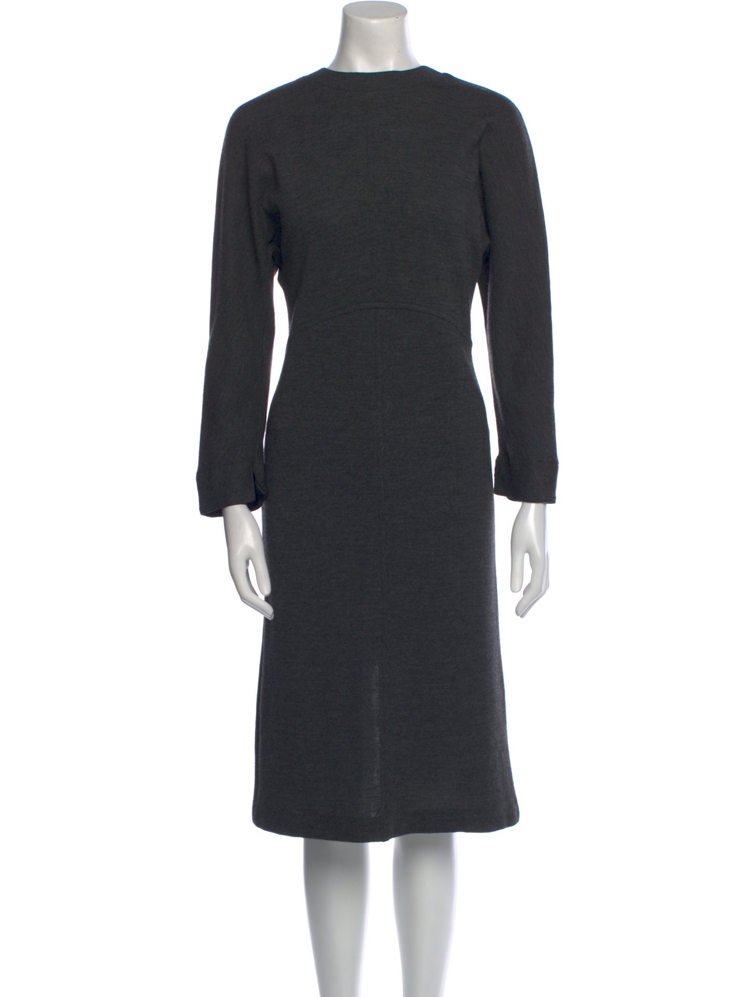 Gianfranco Ferre Wool Midi Length Dress