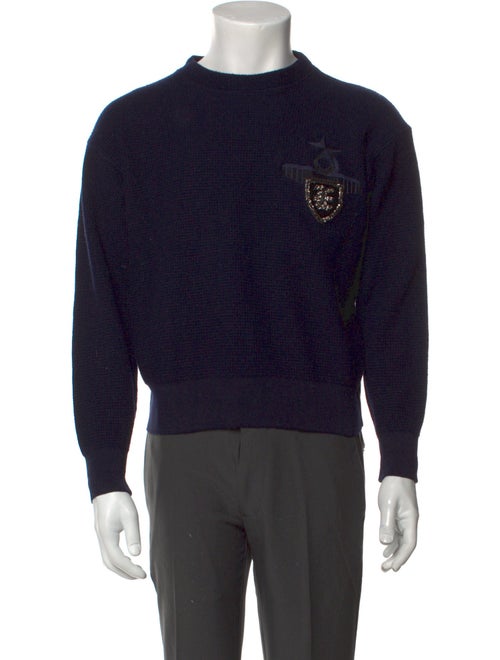 Gianfranco Ferre Graphic Print Crew Neck Pullover