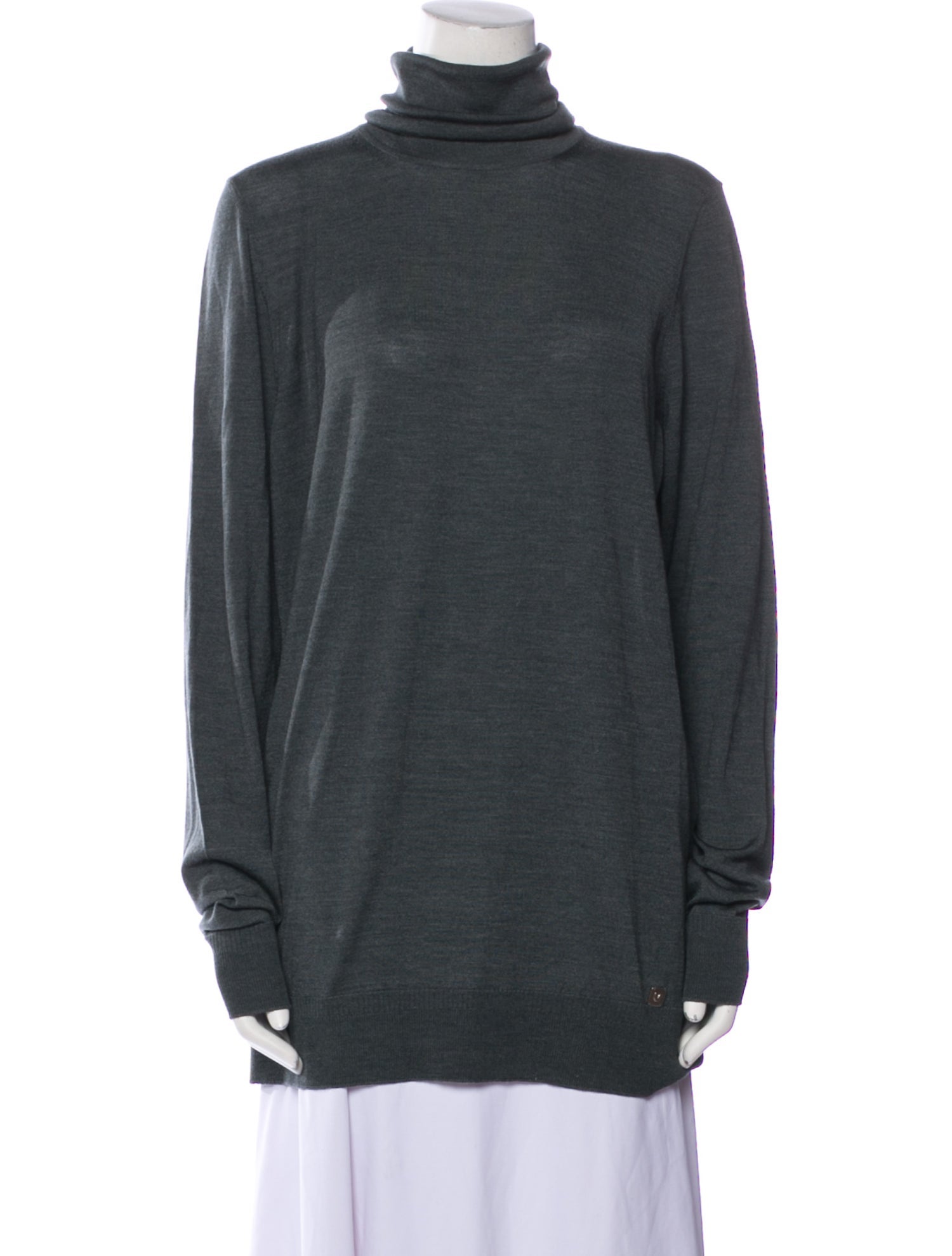 Gianfranco Ferre Virgin Wool Turtleneck Sweater