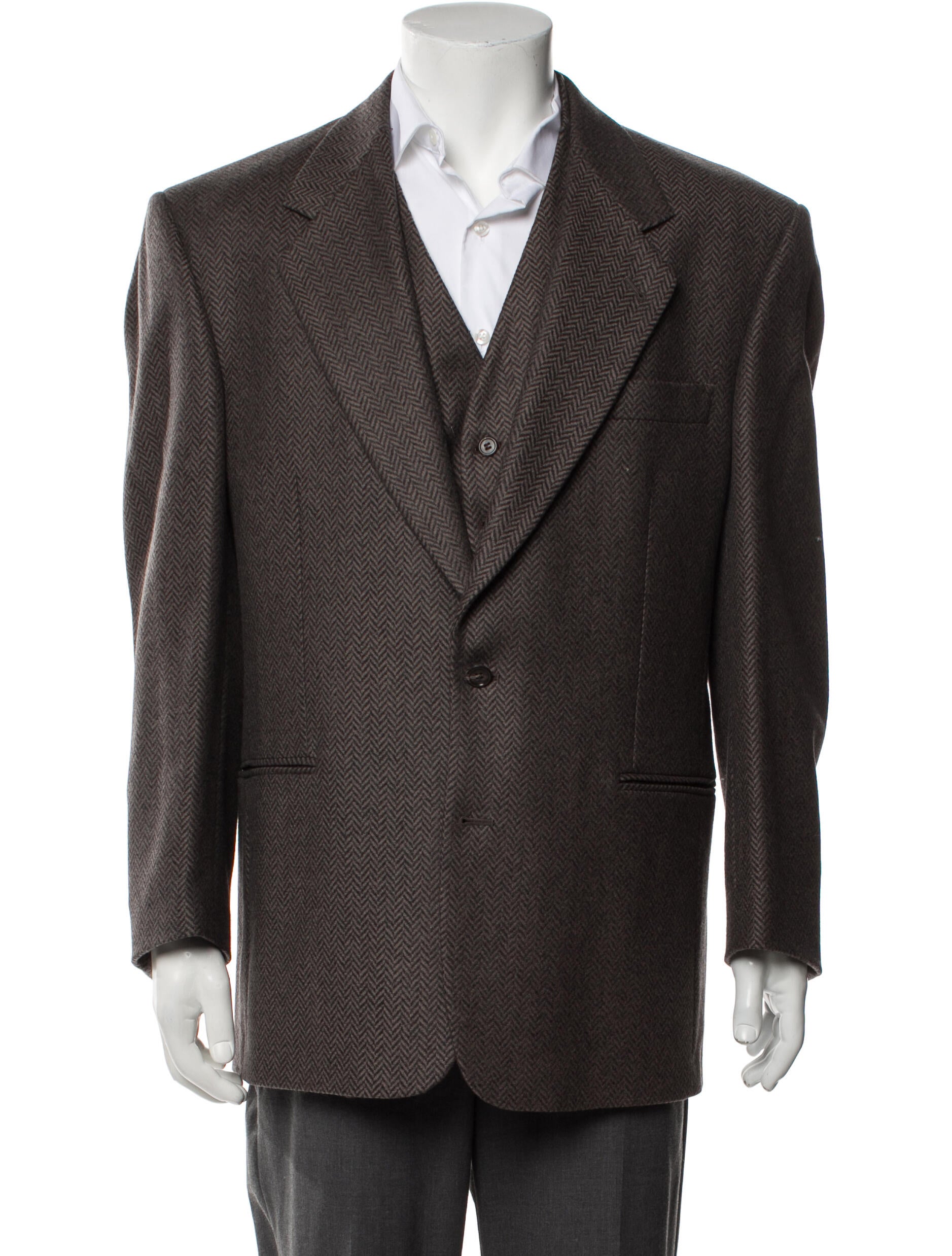 Gianfranco Ferre Wool Printed Blazer
