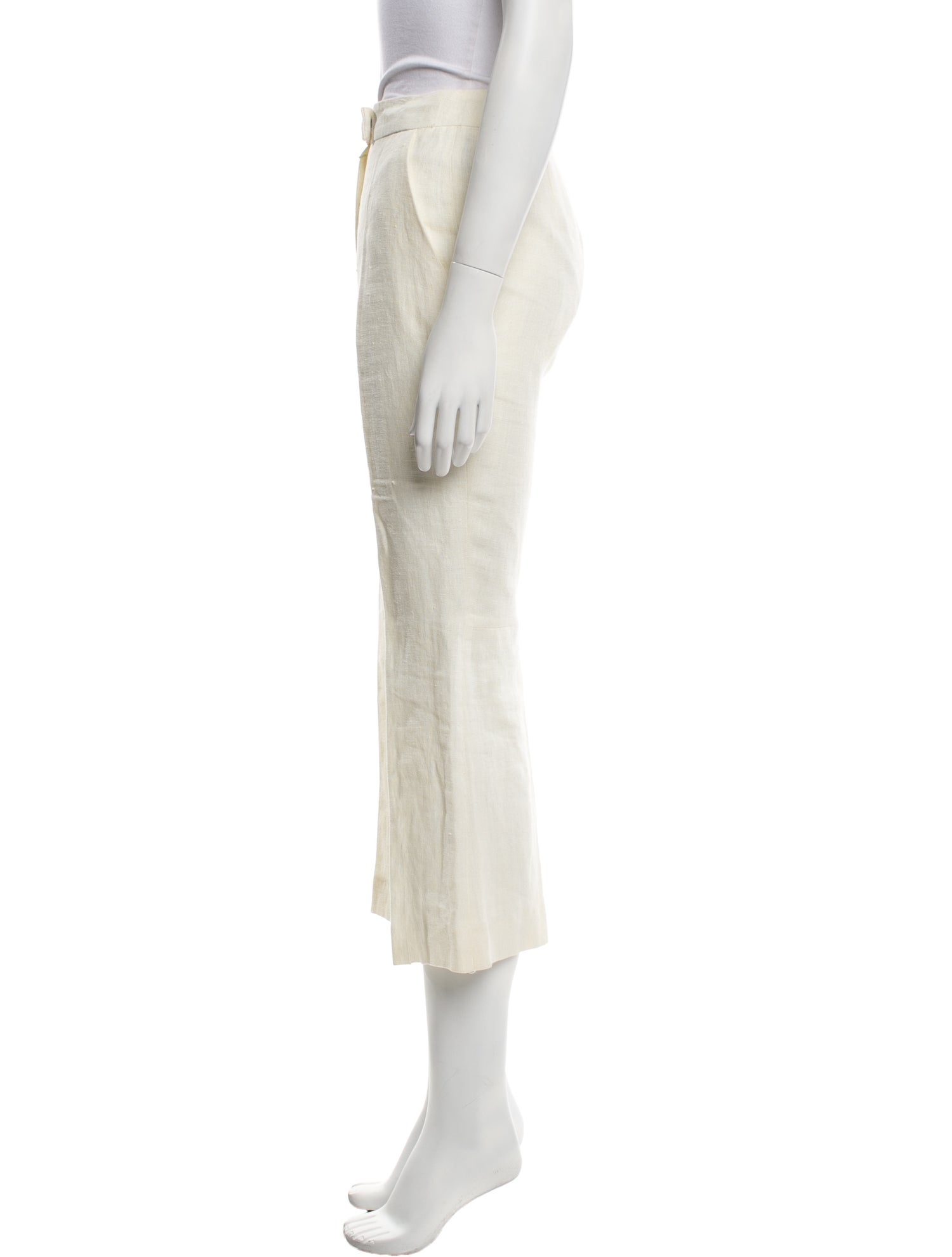 Gianfranco Ferre Linen Wide Leg Pants