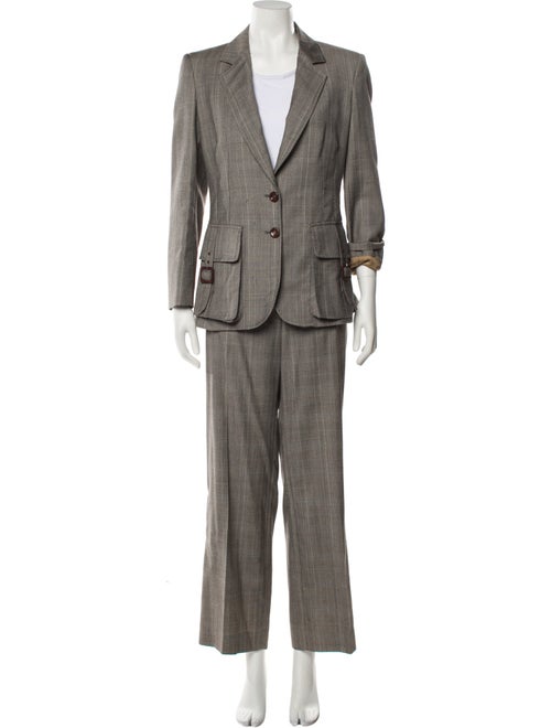 Gianfranco Ferre Wool Striped Pantsuit