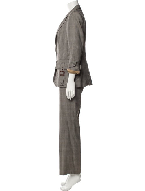 Gianfranco Ferre Wool Striped Pantsuit
