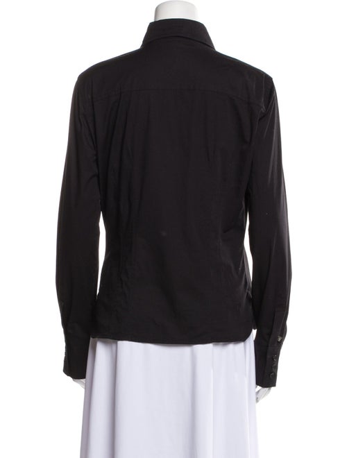 Gianfranco Ferre Long Sleeve Button-Up Top