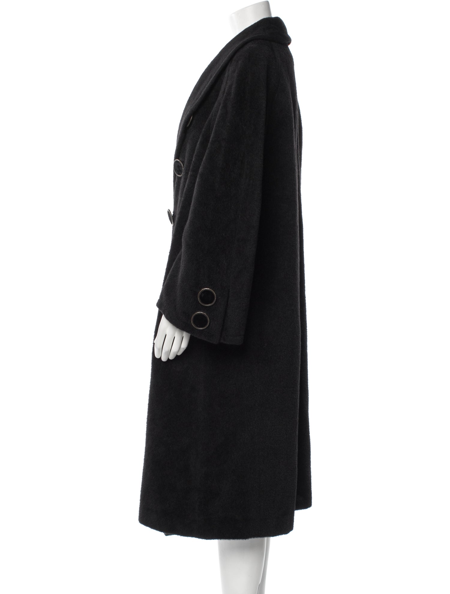 Gianfranco Ferre Vintage 1980's Faux Fur Coat