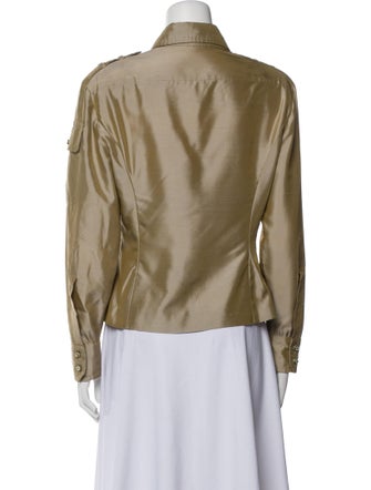 Gianfranco Ferre Long Sleeve Button-Up Top