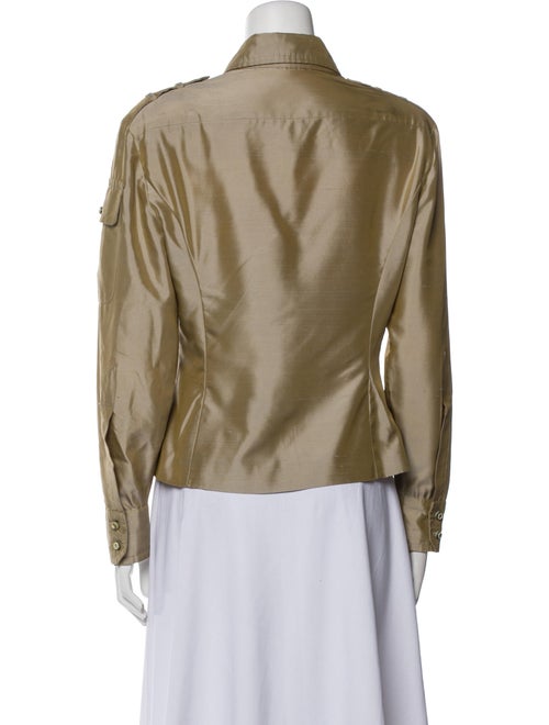 Gianfranco Ferre Long Sleeve Button-Up Top