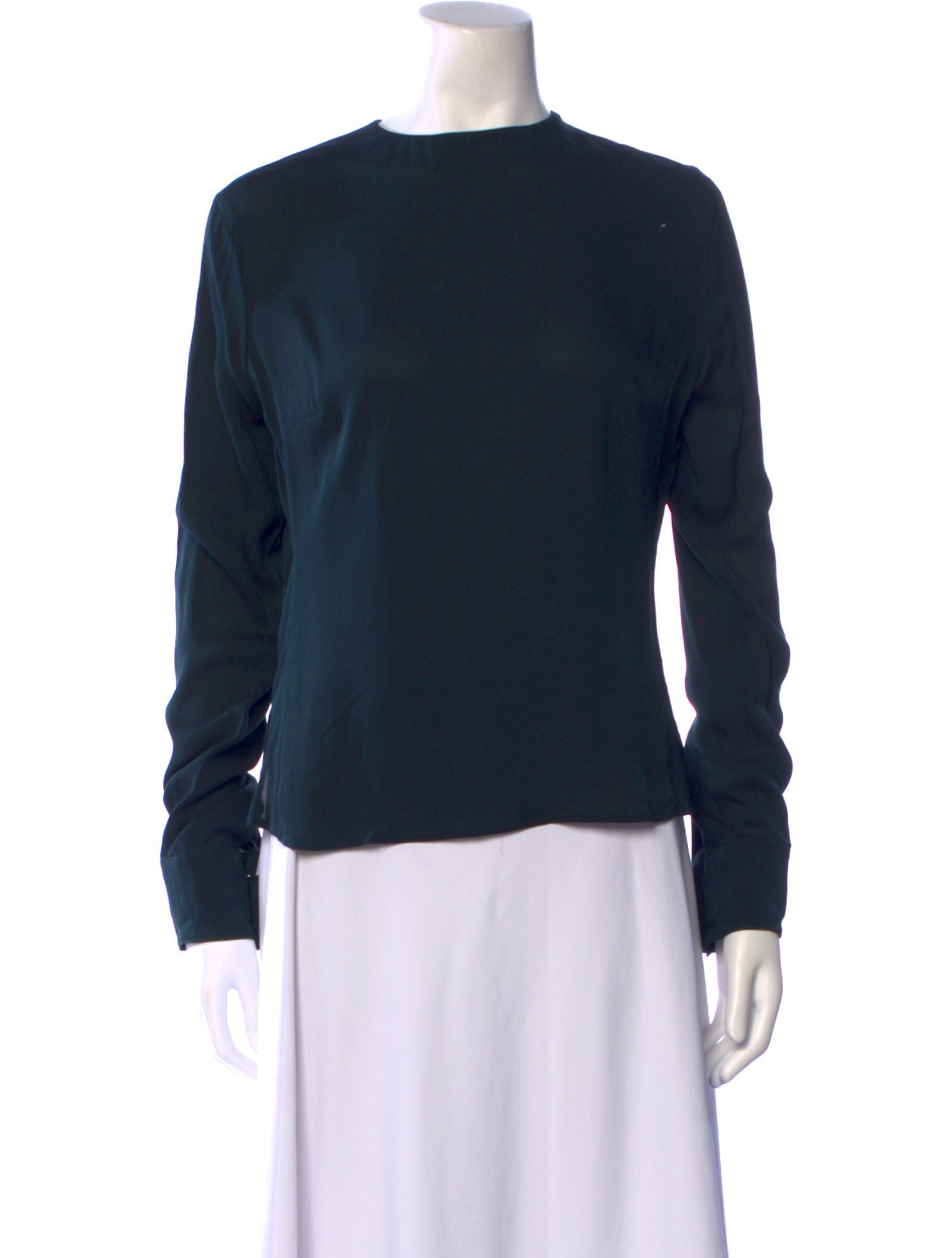 Gianfranco Ferre Silk Crew Neck Sweatshirt