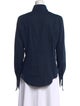 Gianfranco Ferre Long Sleeve Button-Up Top
