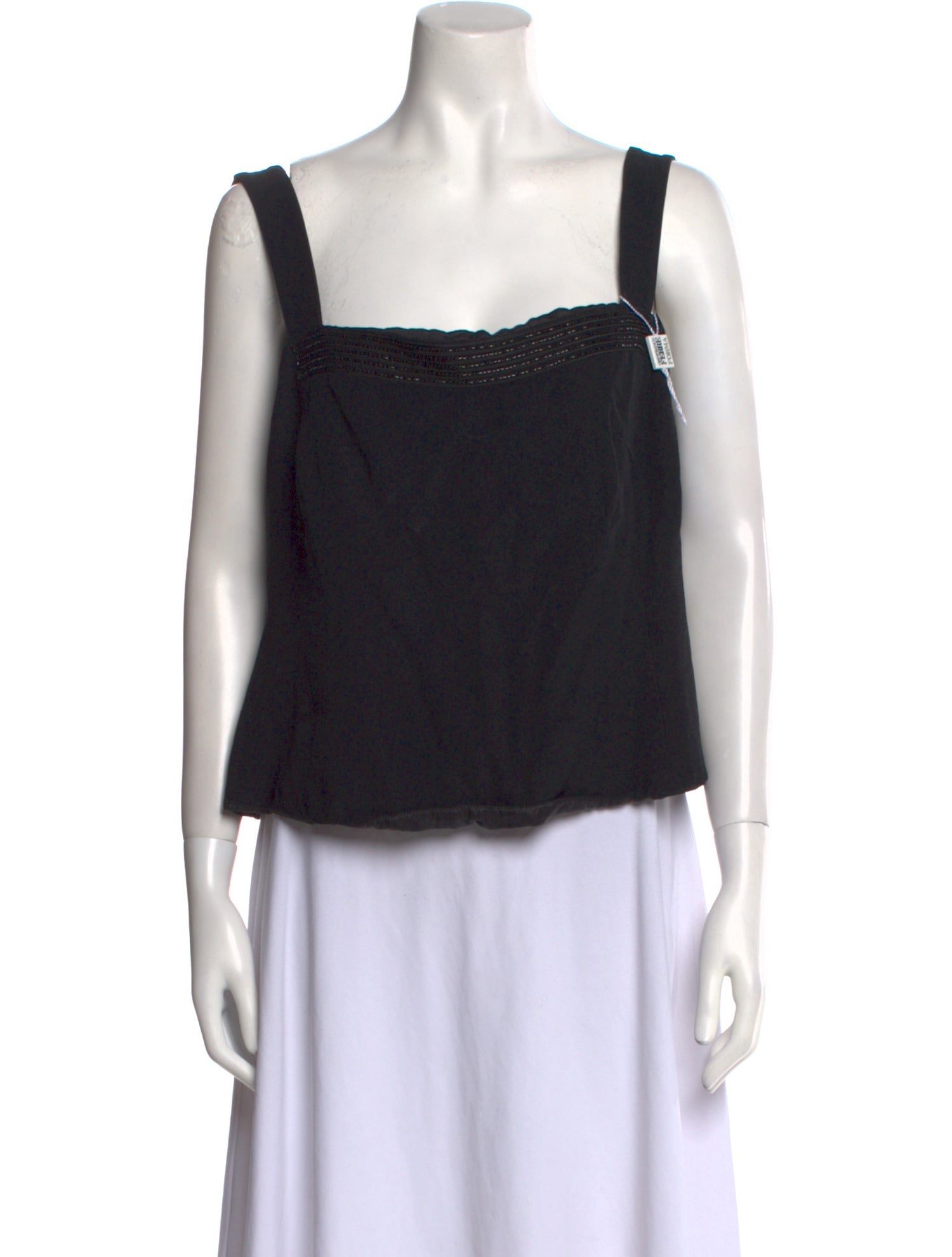 Gianfranco Ferre Square Neckline Sleeveless Top