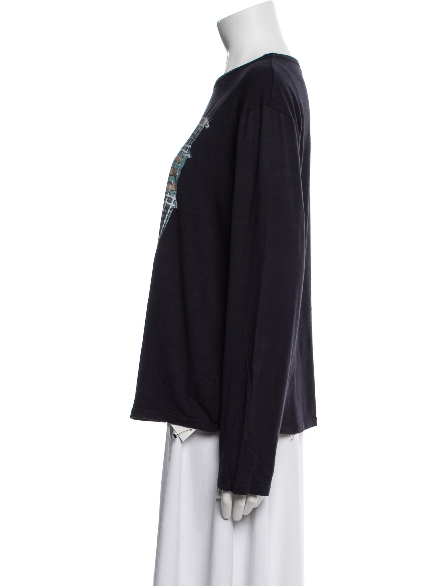 Gianfranco Ferre Graphic Print Crew Neck Sweatshirt