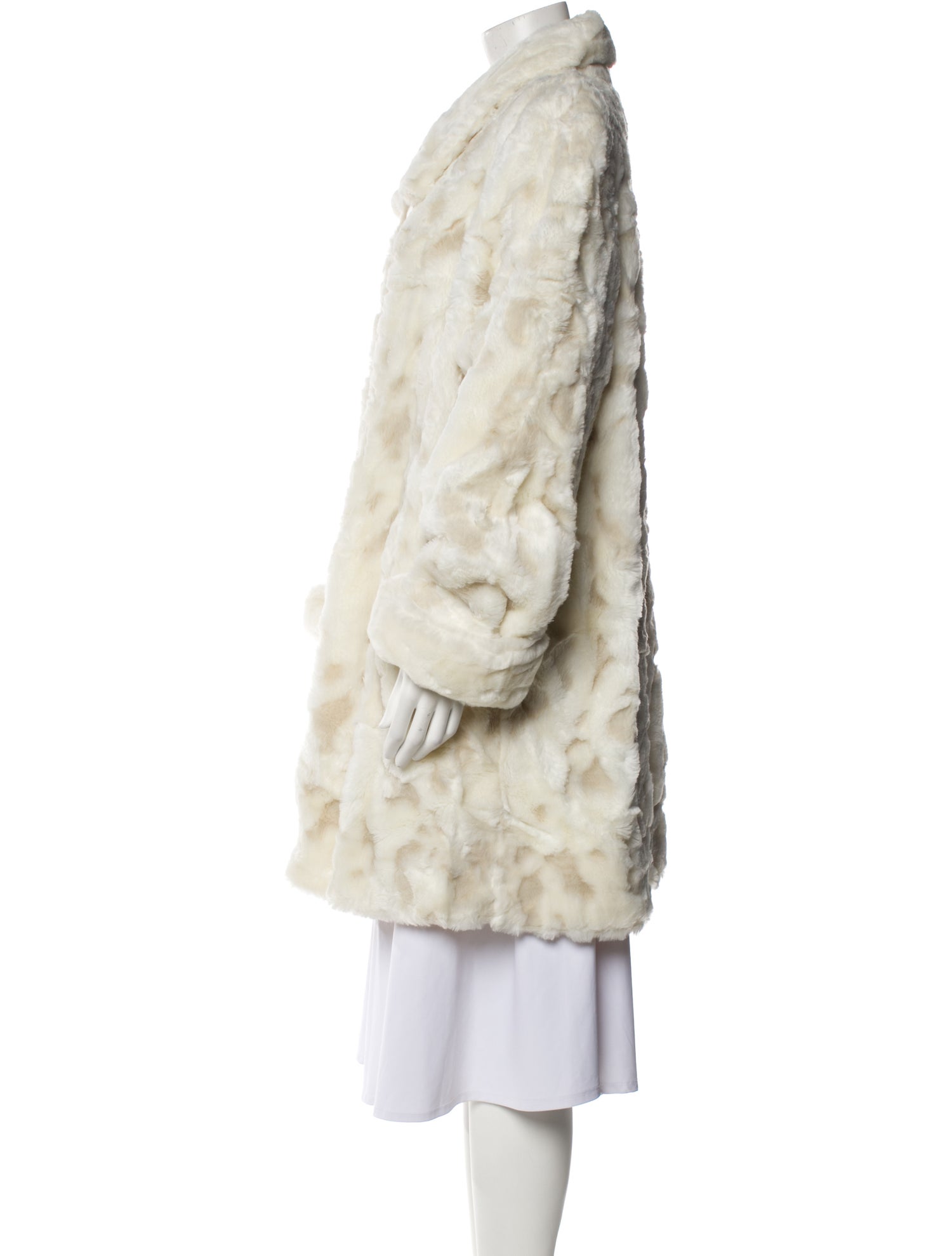 Gianfranco Ferre Vintage 1990's Faux Fur Coat