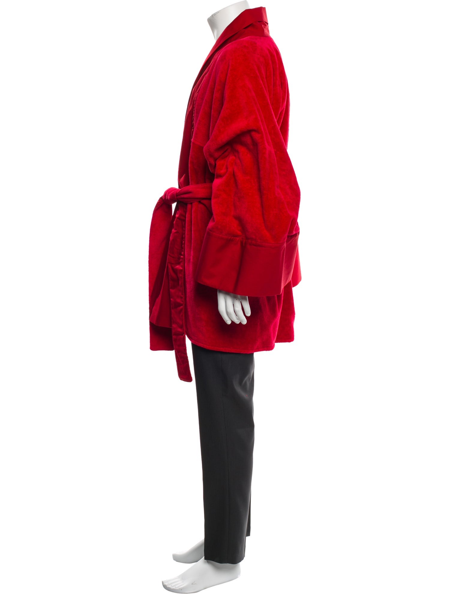 Gianfranco Ferre Embroidered Accent Robe