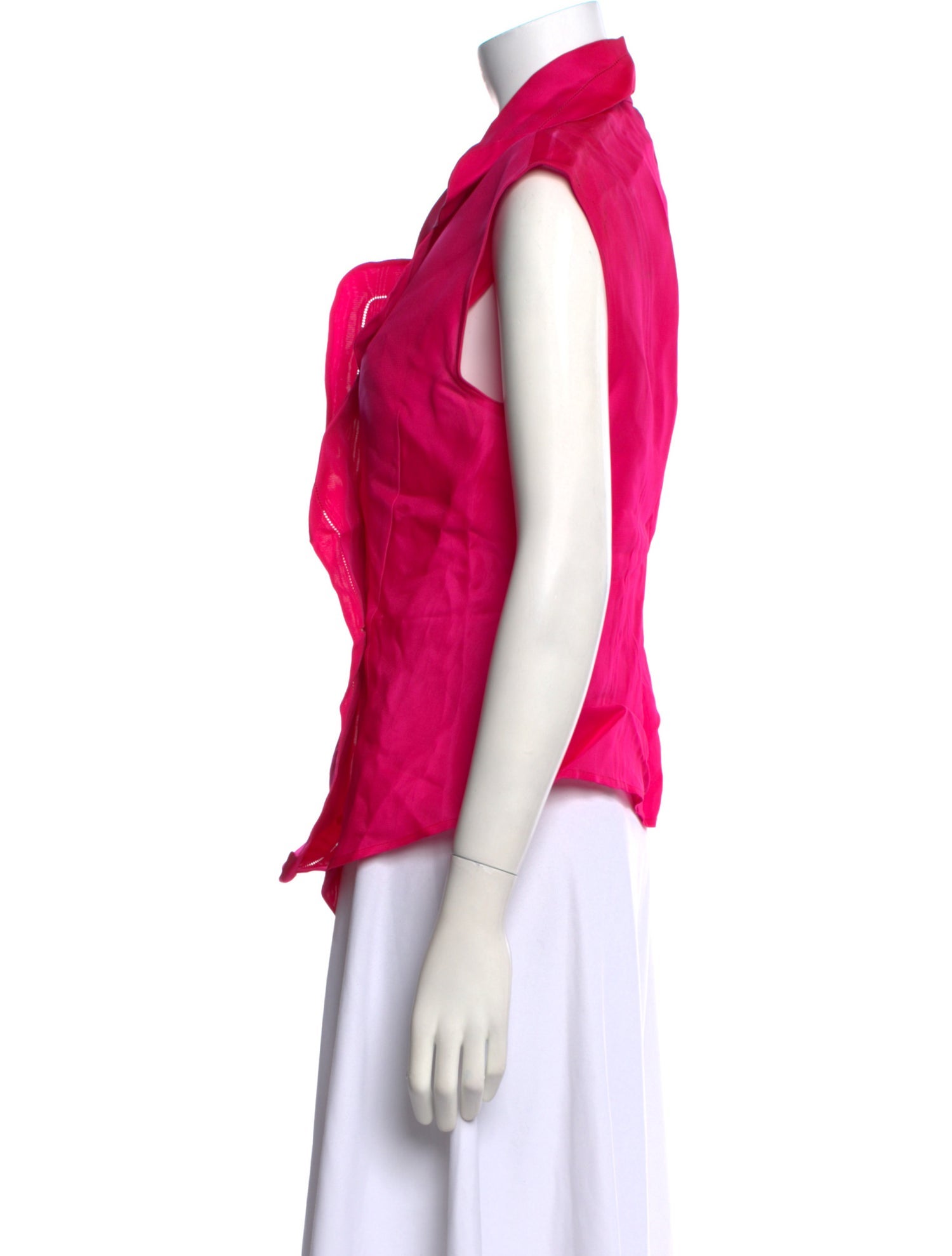 Gianfranco Ferre Silk Sleeveless Top